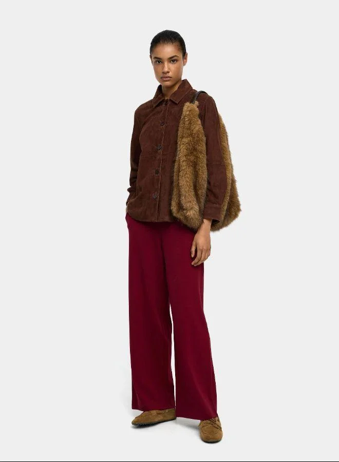 بارفوا بنطلون مع جيوب وخصر مطاطي