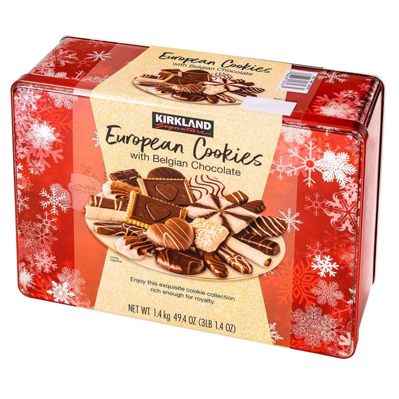 European Cookies LIMITED EDITITON Kirkland Signature with Belgian Chocolate, 49.4 Ounce - Image 1