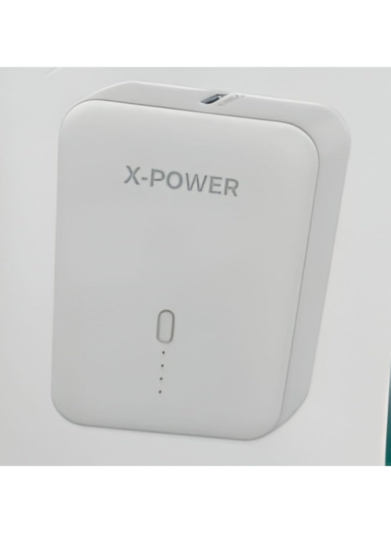 اكس باور X-POWER XP-04 | بنك طاقة فائق السرعة بقوة 22.5 واط وسعة 10000 مللي أمبير/ساعة مع شاشة عرض LED - Image 1