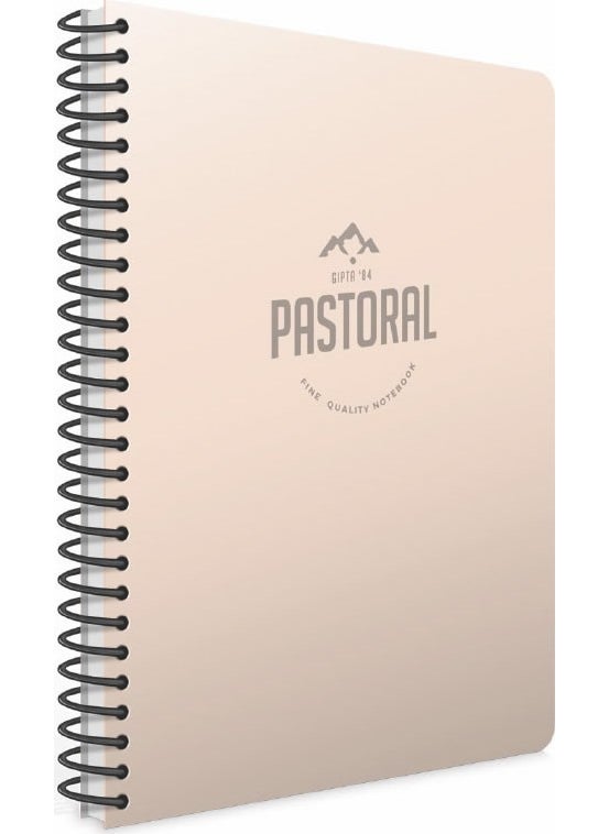 Gıpta Pastoral A4 120 Sheets Squared Spiral Notebook 