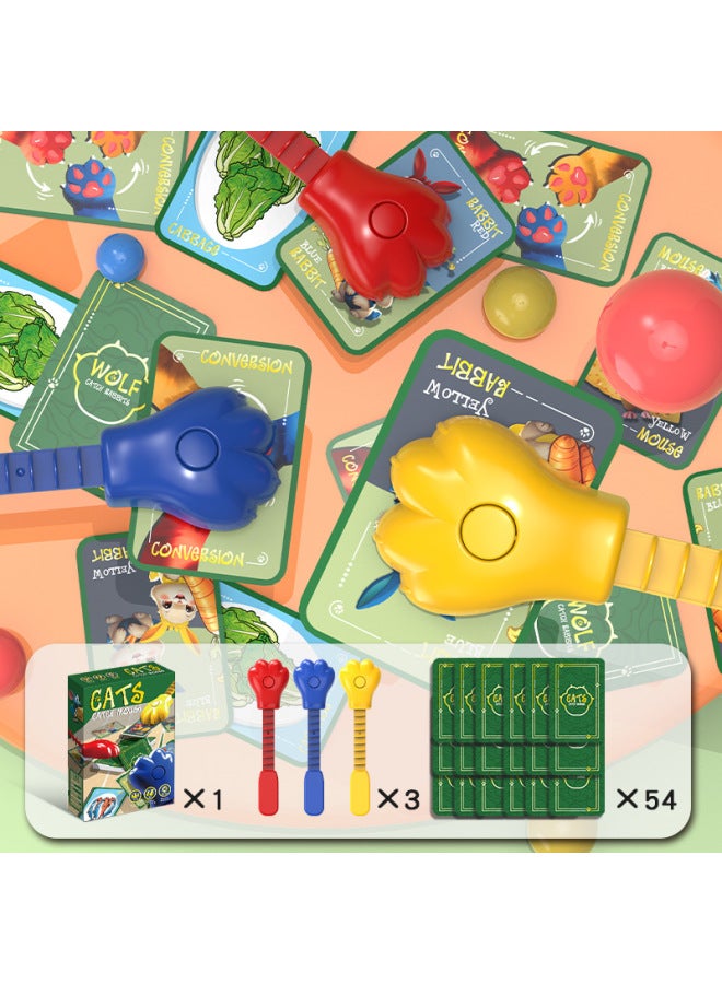 Cross-border Cat And Mouse Board Game Card Parent-child Interactive Educational Toys Children Over 6 Years Old Exercise Concentration