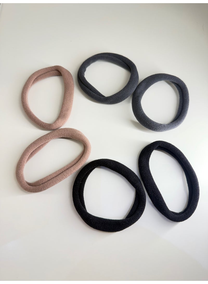 Solène Fil Doux – Seamless Hair Ties Set of 6 - Image 2