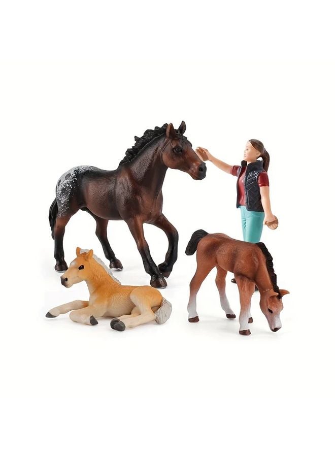 مجموعة محاكاة قطيع حيوانات المزرعة نموذج مجموعة - Image 1