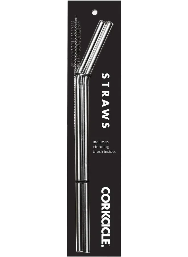 كوركسيكل شفاطات معدنية بزاوية، مثالية لأكواب  أو  أونصة