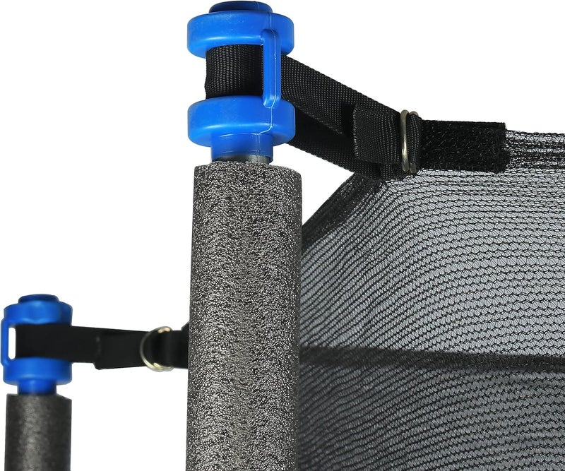 Zoomster 15FT Trampoline Replacement Safety Enclosure Net for 6 Straight Poles - Breathable and Weather-Resistant - Image 4