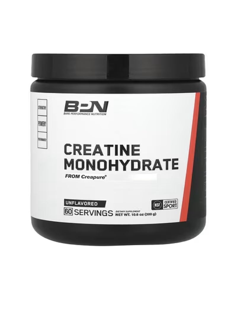 Creatine Monohydrate, Unflavored, 10.6 oz (300 g)