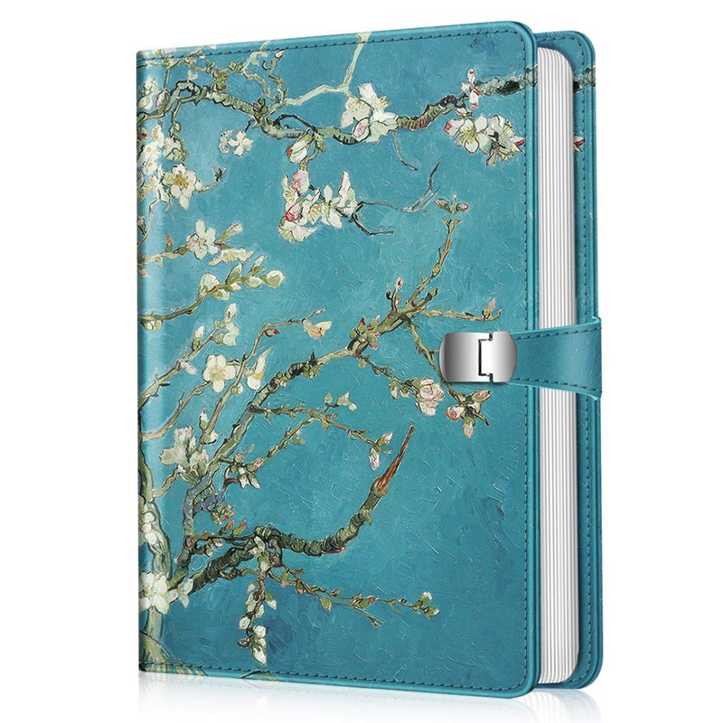 Fintie Fintie Photo Album 4x6 Photos - 112 Photos Premium Vegan Leather Cover with Snap Fastener  Portable Wallet Photo Albums (Blossom) - Image 1