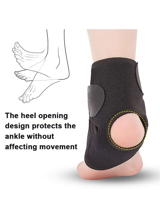 1 Pair Ankle Support Brace, Breathable Neoprene Sleeve, Adjustable Wrap, Foot Sleeve for Arch, Ankle Support for Sprained Foot, Tendonitis, Plantar Fasciitis - Image 5