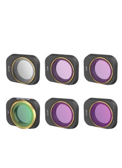 Y&D ND Lens Filter Set for DJI Mini 3 Pro, 6 Piece UV Multi-Coated Camera Drone Accessories, Adjustable Ultra-Light (MCUV + CPL ND4 ND8 ND16 ND32)  - Image 1