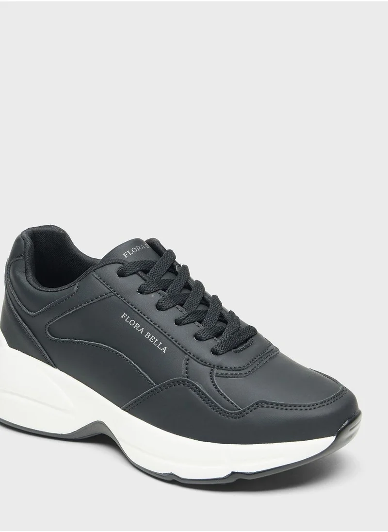 شو اكسبرس Lace Up Low Top Sneakers