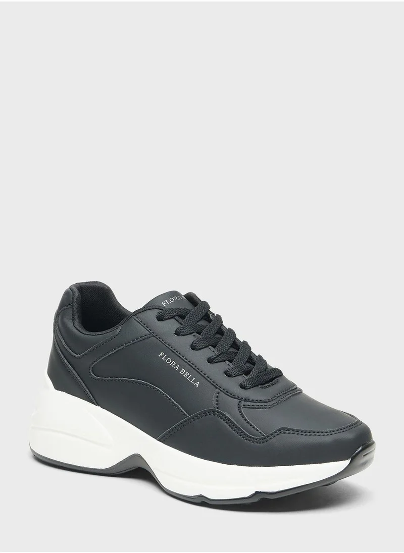 شو اكسبرس Lace Up Low Top Sneakers