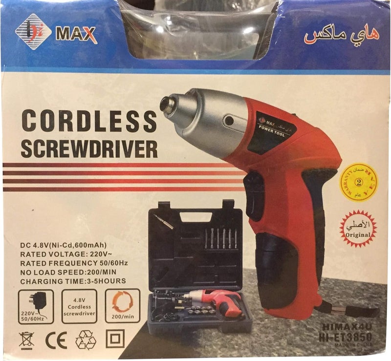Hi Max Cordless Screwdriver