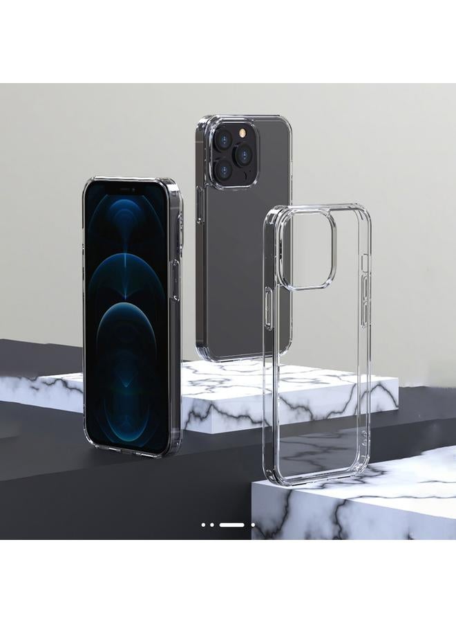 اس-توب جراب لهاتف iPhone 13 مصنوع من زجاج مقوى شفاف عالي الجودة + جراب مقاوم للصدمات من مادة TPU - Image 3