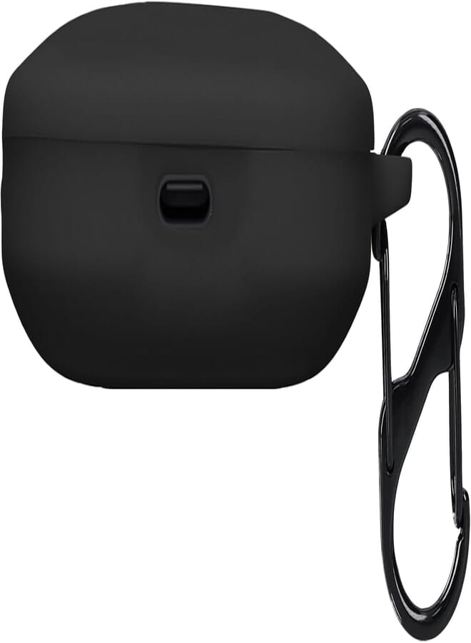 kwmobile Case Compatible with Xiaomi Redmi Buds 5 Headphones - Silicone Protective Case Cover Protector in Black