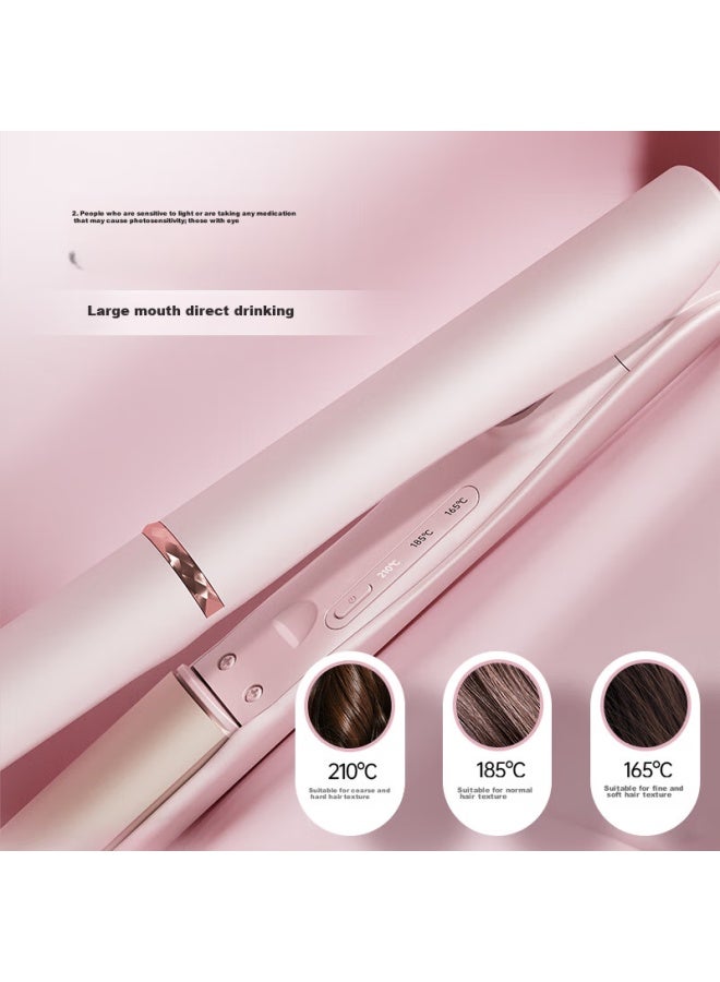 Riwa Curved Curling Iron, High Crown Hair Straightener, 1 Billion Negative Ion Seamless Volumizing Tool, Cornet Clip, Root Lift, Bangs Fixer, Multi-functional Gift For Girlfriend, Rb-8161 - Image 2
