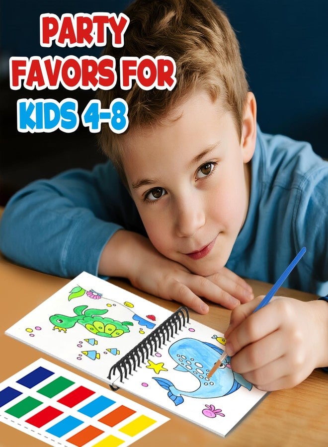 ZMLM 24 Water Coloring Books for Kids Party Favors - Bulk Mini Coloring Books for Kids Ages 4-8,Small Birthday Goodie Bag Stuffers School Teacher Return Gift Art Crafts Classroom Prizes (Boy) - Image 3