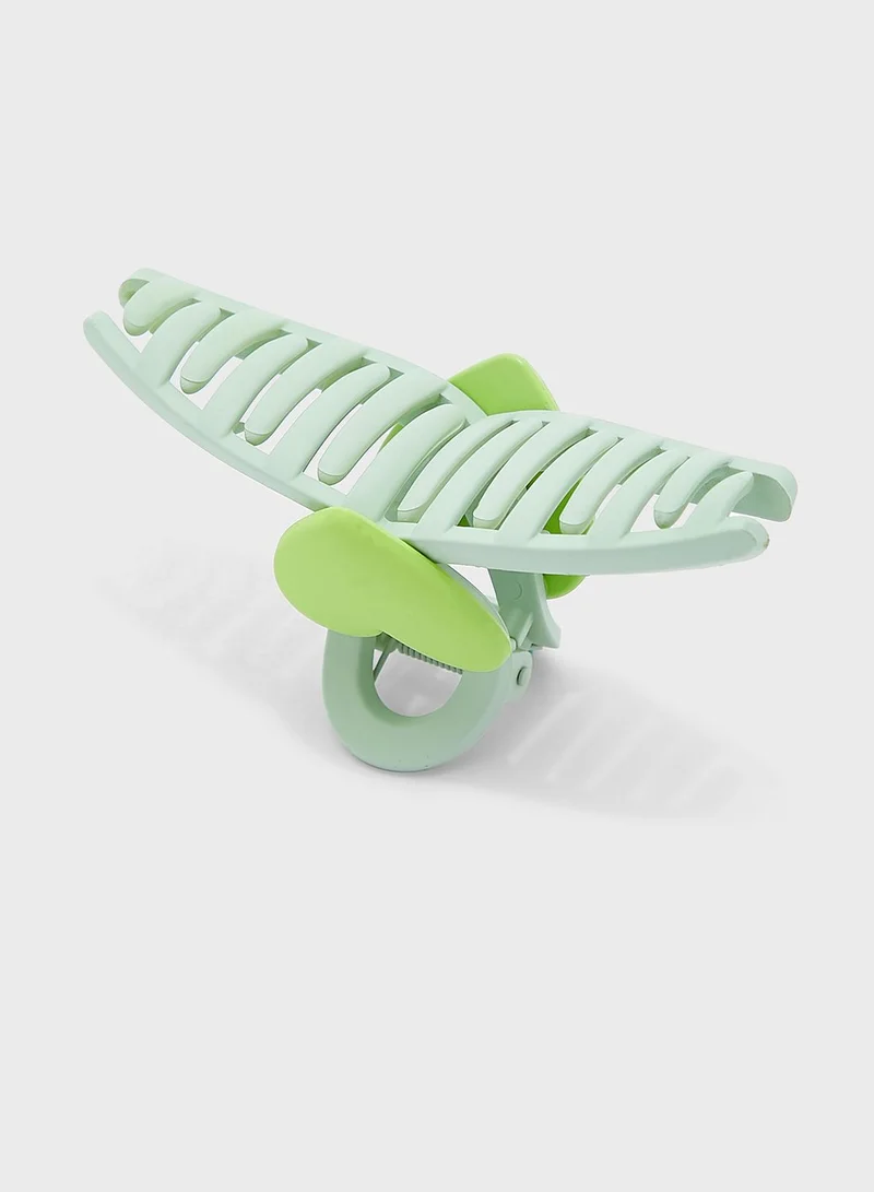 Ginger Heart Hair Claw Clip