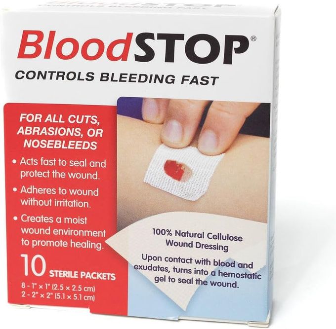 BloodSTOP Hemostatic Gauze Controls Bleeding Fast10 Count - Image 5