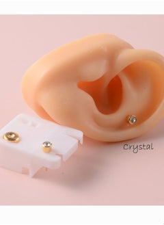 GoodBuy Set of three sterelized medical small earings piercing for girls and babies  - Image 3