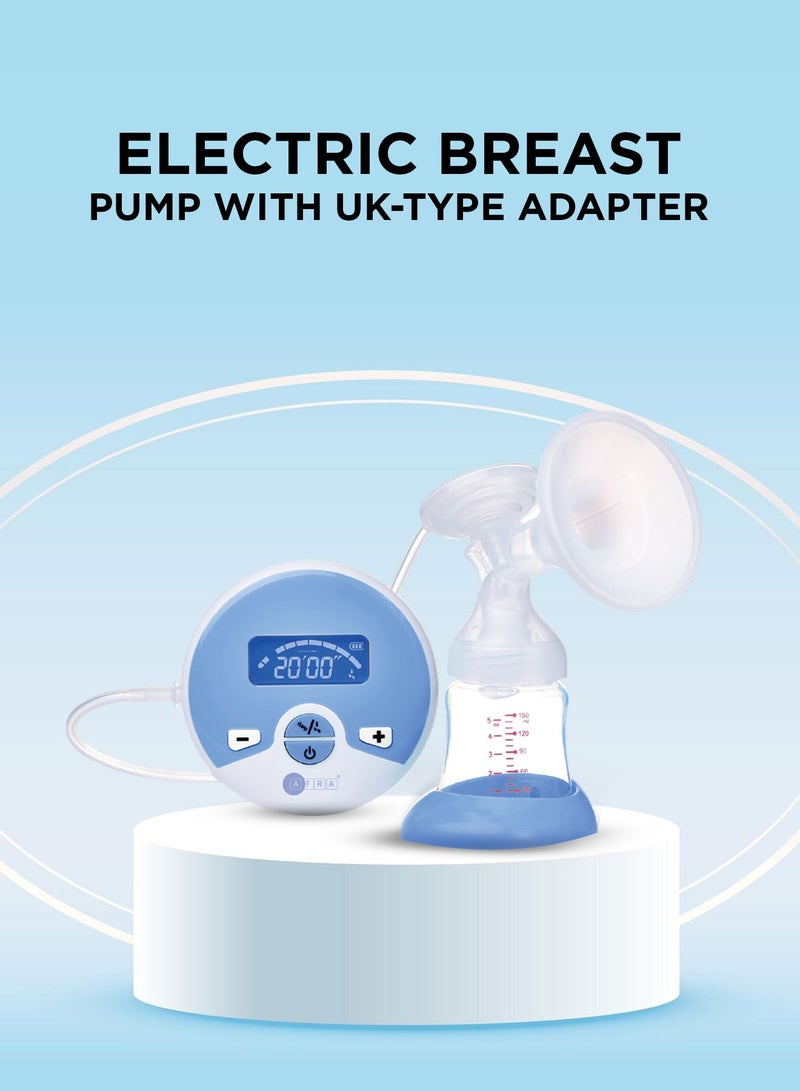 AFRA مضخة ثدي كهربائية مع محول من نوع المملكة المتحدة (Af-900Ebp) - مضخة فعالة ومريحة للأمهات - سهلة الاستخدام، هادئة، ومحمولة - Image 2