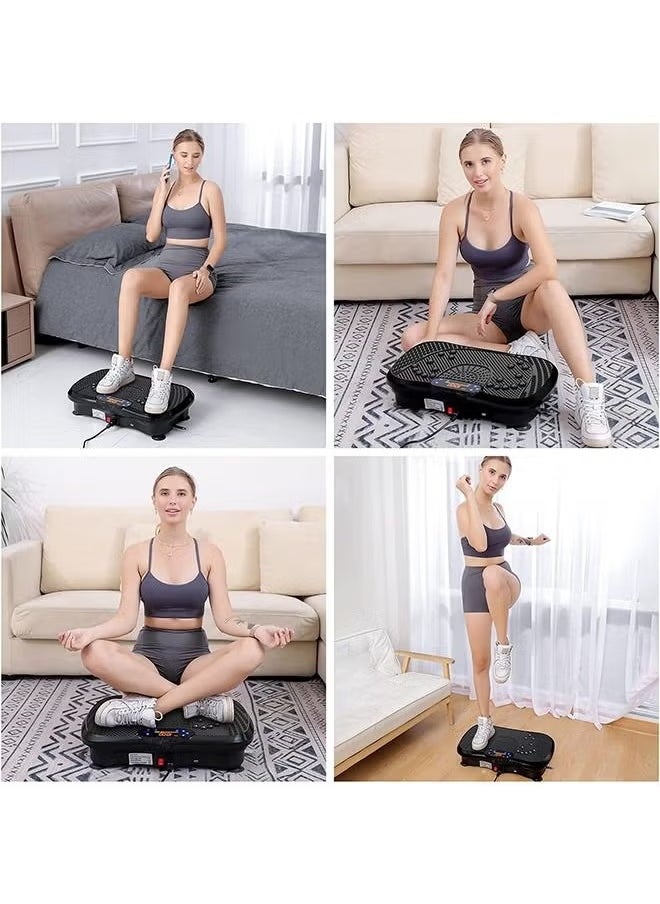 ASIV - Vibration Plates, Vibration Fitness Exercise Machine for Home Use, with Bluetooth Speaker, 5 Program Modes, 2 Resistance Bands, Vibration Fitness Trainer, 330lb Max Load - Image 1