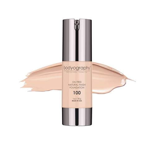 Bodyography Natural Finish Foundation LightNeutral 100 OilFree AntiAging Salon Foundation with Vitamin E C PhotoReady SkinPerfecting Coverage Vegan GlutenFree ParabenFree - Image 2
