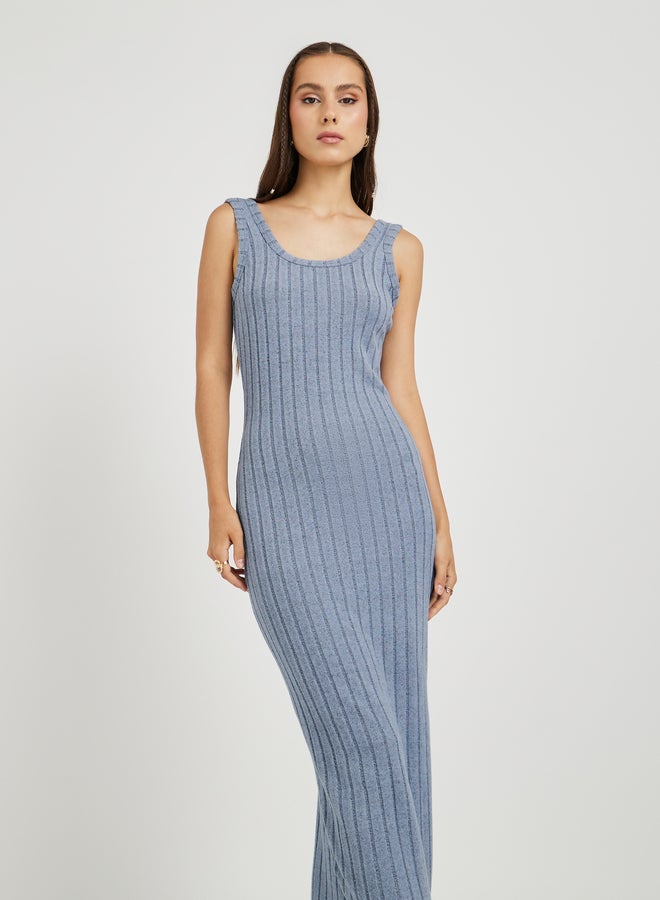 Take Two Ribbed Knit Dress  - Image 3