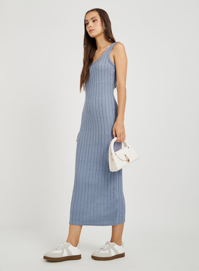 Take Two Ribbed Knit Dress  - Image 2