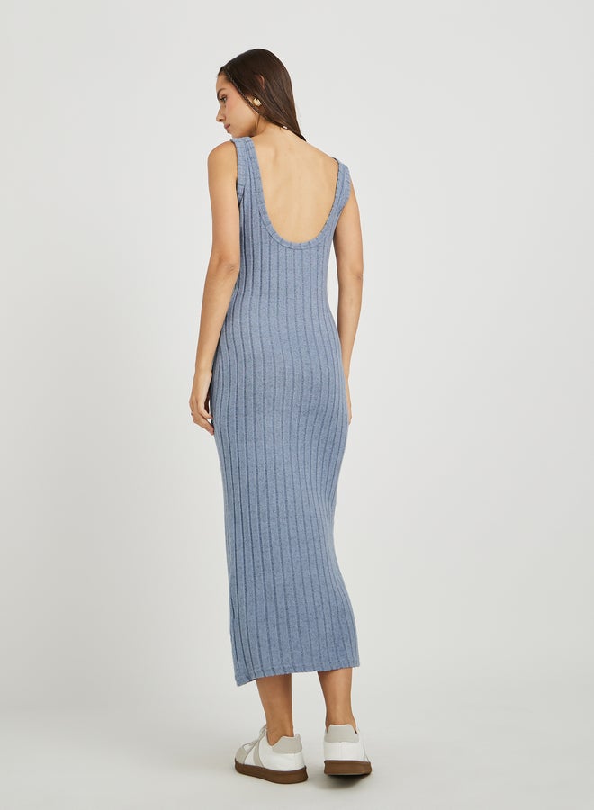 Take Two Ribbed Knit Dress  - Image 5