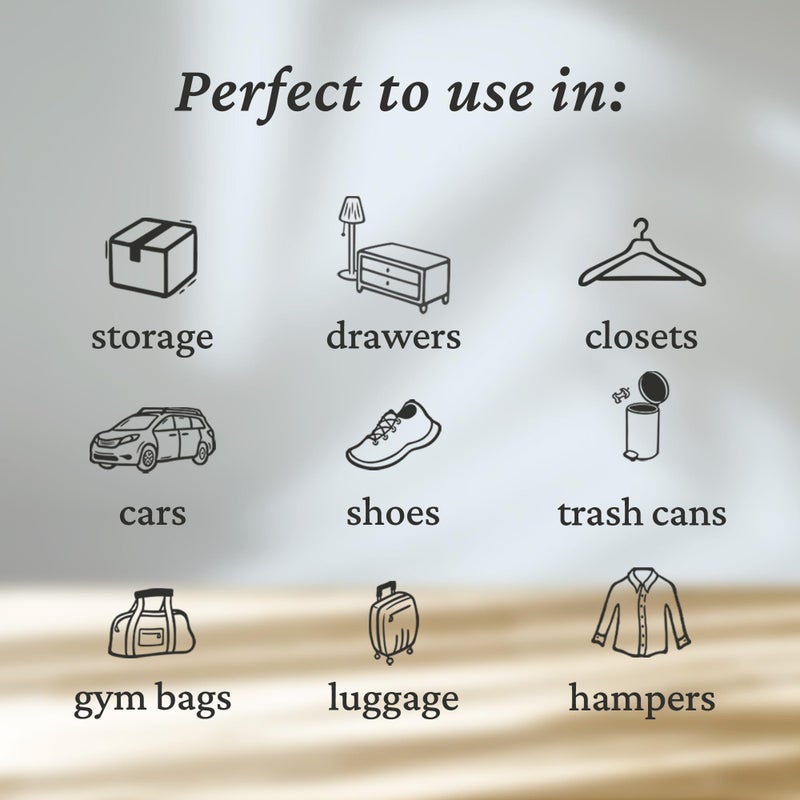 Fresh Wave Lemon Odor Eliminating & Deodorizing Packs | Bag of 6 | Safer Odor Relief for Small Spaces | Natural Plant-Based Odor Eliminator | Odor Absorbers for Home - Image 4