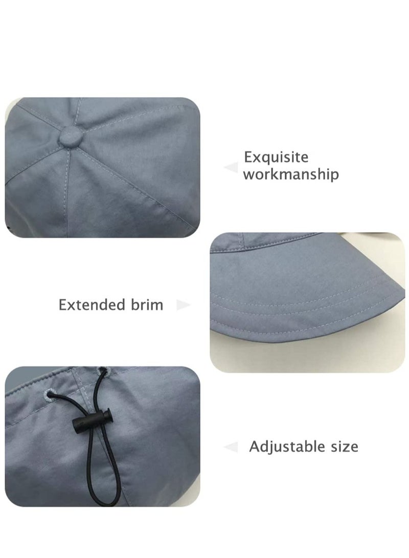 SYOSI Fishman Hat, Women's Sun Hat with UV Protection, Wide Brim Sun Hat, Fishing Hat Cap, Hats Summer Women Bucket, for Summer Travel Beach Hiking Fishing - Image 3