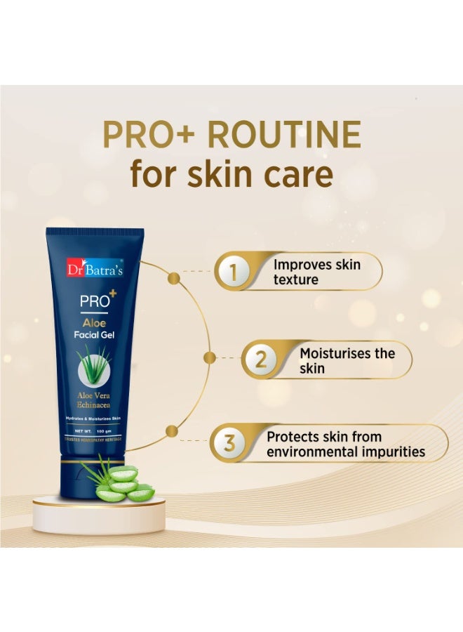 Dr Batra's Pro+ Aloevera Facial Gel 100 Gm Enriched With Natural Extract And SPF 30 Sun Protection Cream For All Skin Types-100 Gm - Image 3