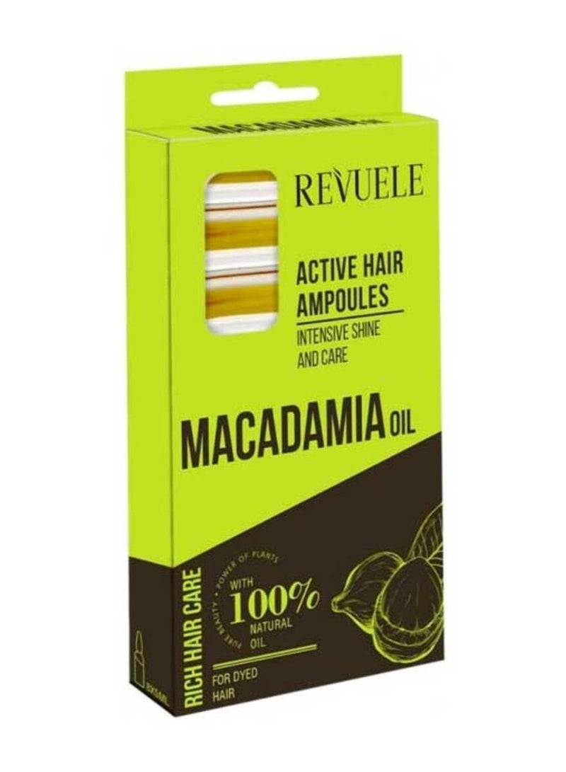Revuele Macadamia Oil Active Hair Ampoules 8x5ml