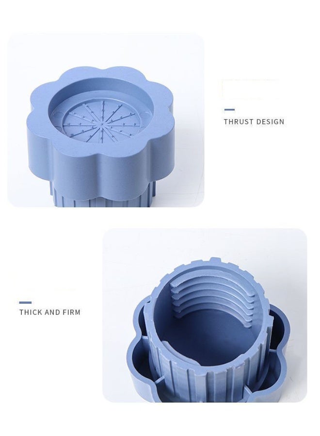 هومستر 4 حزم منصات مضادة للانزلاق في آلة الغسيل، الارتفاع العالمي للأقدام المضادة للاهتزاز القابلة للضبط، 8-11 سم منصات رفع للتبريد والغسالة، غير انزلاقية السيليكون القاعدة - Image 5