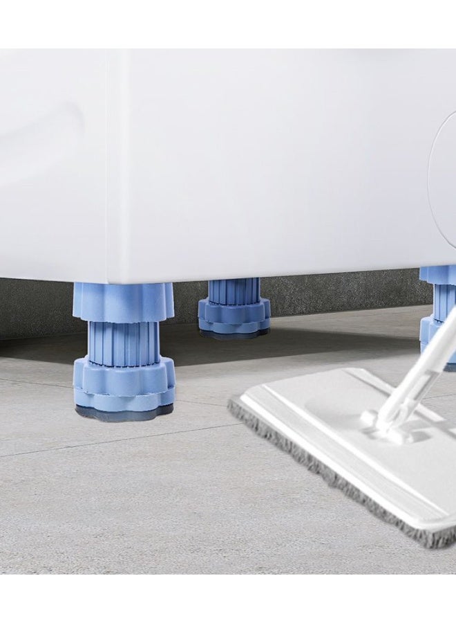 هومستر 4 حزم منصات مضادة للانزلاق في آلة الغسيل، الارتفاع العالمي للأقدام المضادة للاهتزاز القابلة للضبط، 8-11 سم منصات رفع للتبريد والغسالة، غير انزلاقية السيليكون القاعدة - Image 4