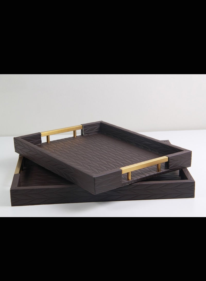 Luxury serving tray set