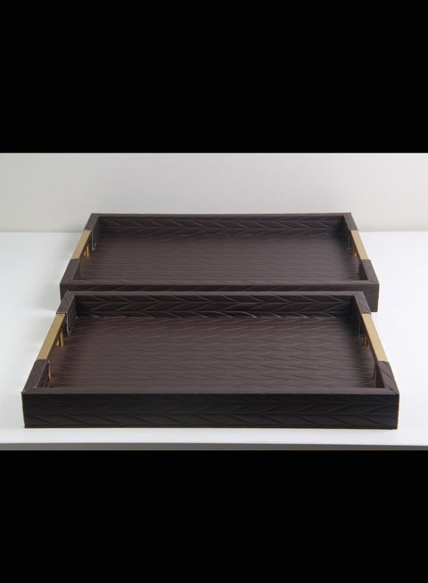Luxury serving tray set