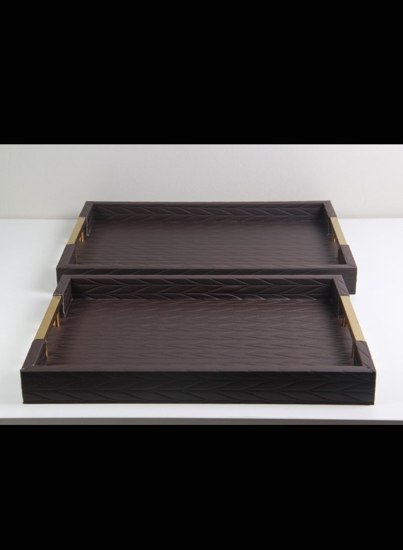 Luxury serving tray set