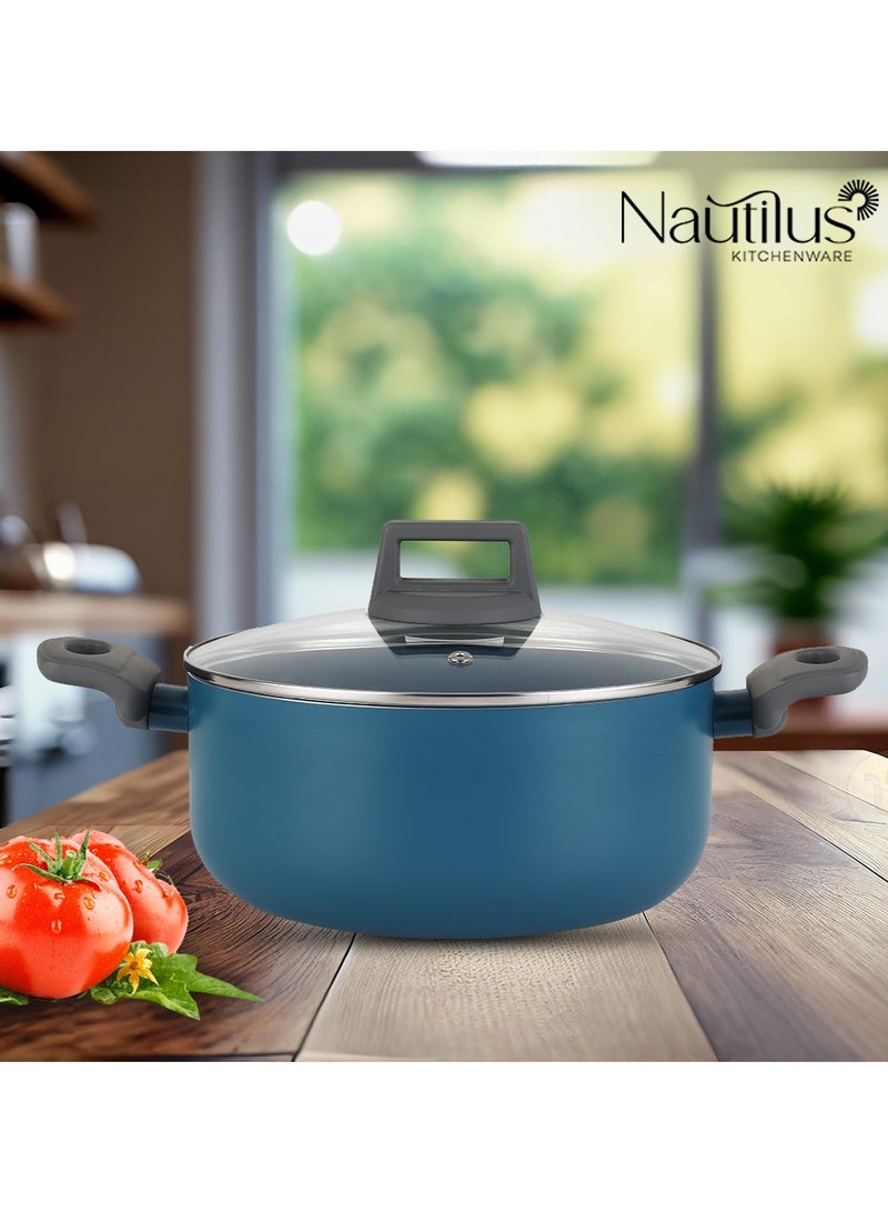 nautilus Nautilus  Casserole 28 x 12Cm With G Lid, Scratch and Abrasion Resistance  - Image 3