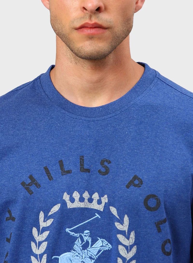 bhpoloclub Logo Crew Neck T-Shirt
