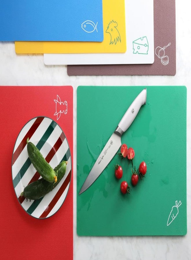 نيو ستار فود سيرفيس لوح تقطيع مرن من نيو ستار فود سيرفيس 42627، مقاس 12 بوصة × 15 بوصة، ألوان متنوعة، طقم من 6 قطع - Image 5