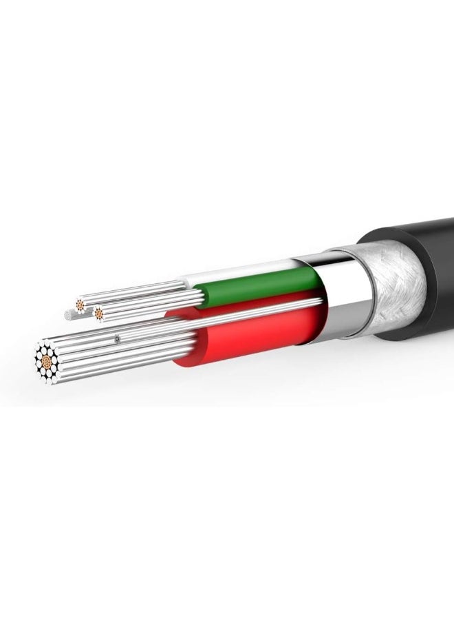 ماركة غير محددة - كيبل باور لاين مايكرو USB بطول 2 متر، للهواتف المحمولة و لشحن يد سوني 4 - Image 1