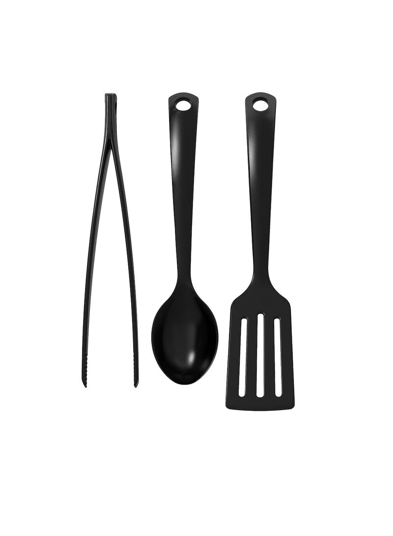 3-piece kitchen utensil set, black - Image 1