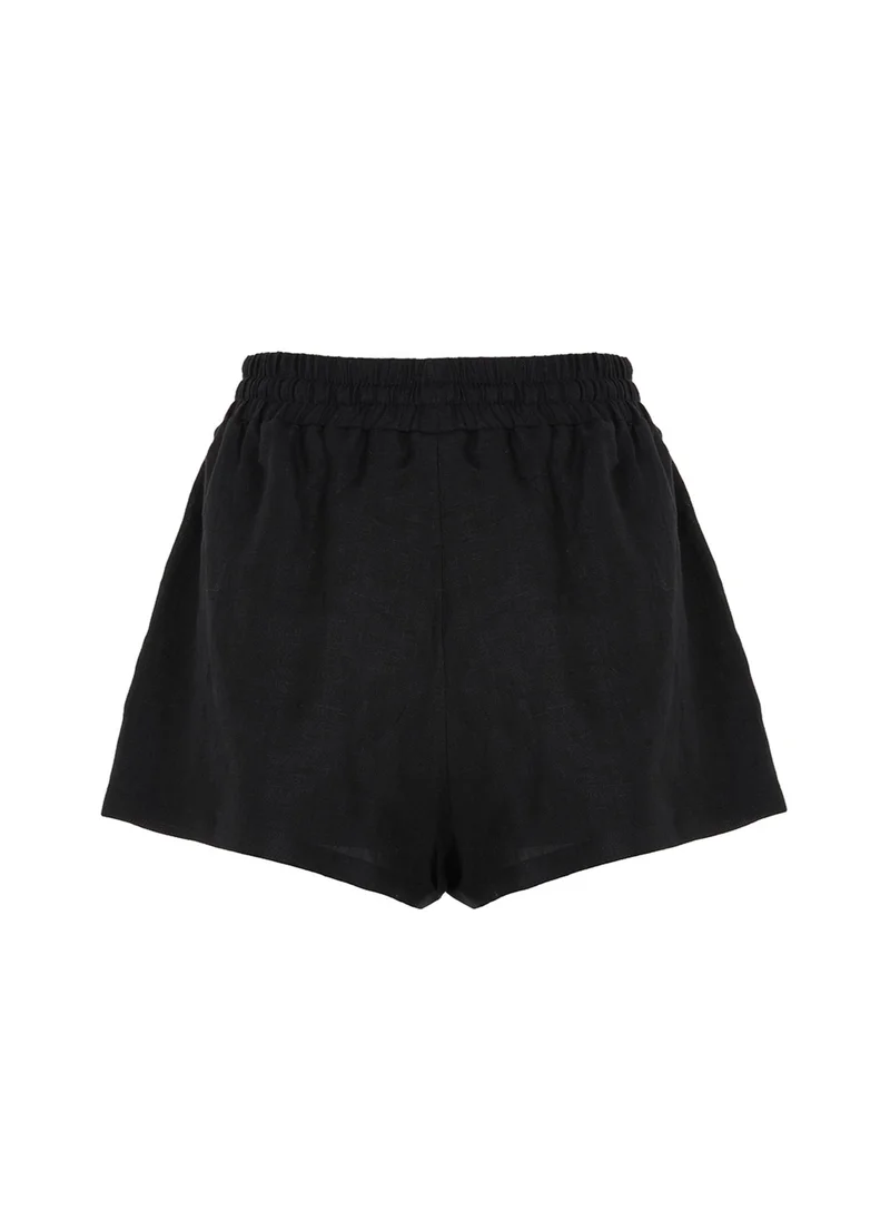 Nocturne Linen Mini Shorts