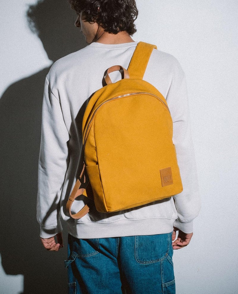 Daily Objects Pedal Everyday Casual Laptop Backpack Compatible with upto 14 inch Laptop | Unisex Travel Backpack | Made of Durable Canvas Material | Zippered Compartments with Pockets - Image 2