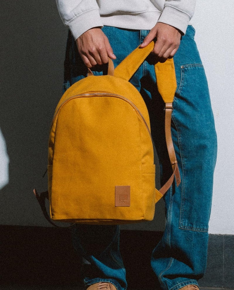 Daily Objects Pedal Everyday Casual Laptop Backpack Compatible with upto 14 inch Laptop | Unisex Travel Backpack | Made of Durable Canvas Material | Zippered Compartments with Pockets - Image 3