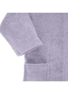 BYFT Daffodil (Lilac) Premium 10 Year Kids Hooded Bathrobe (120x124 Cm) Terry Cotton, Highly Absorbent and Quick dry, Hotel and Spa Quality Bathrobe for Boy and Girl-400 Gsm  - Image 4