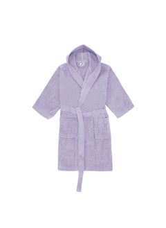 Daffodil (Lilac) Premium 10 Year Kids Hooded Bathrobe (120x124 Cm) Terry Cotton, Highly Absorbent and Quick dry, Hotel and Spa Quality Bathrobe for Boy and Girl-400 Gsm - pzsku/Z09A705472ED58F2D6EF0Z/45/_/1733474239/ed2a7c16-5688-4f4f-a063-68dcf5d3f06e