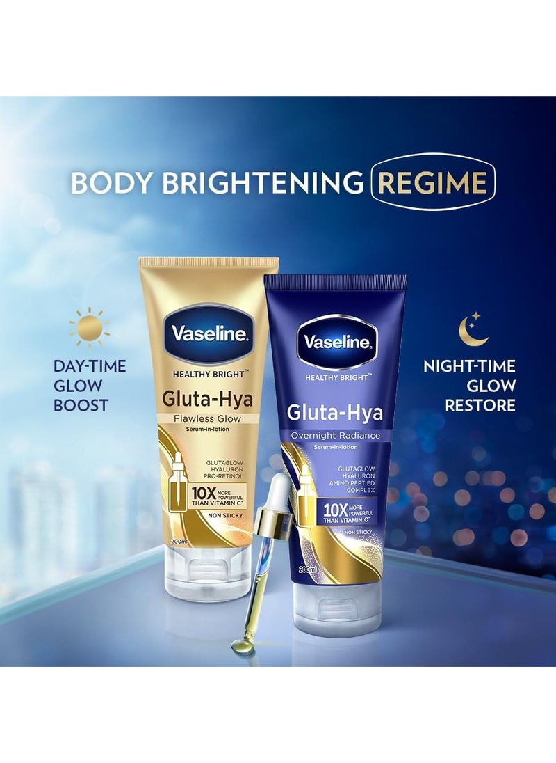 Gluta-Hya Overnight Radiance, Serum-In-Lotion - 200ml