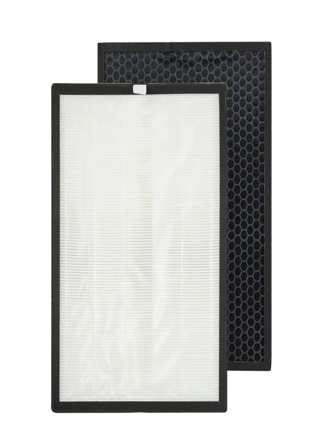 PUREBURG فلتر هواء بيوربيرج متوافق مع جهاز تنقية الهواء بوروإير 400، عبوة واحدة، فلتر H13 HEPA مع كربون نشط، 2 في 1 لتنقية الهواء من الغبار والمركبات العضوية المتطايرة، للمنزل والمطبخ - Image 1
